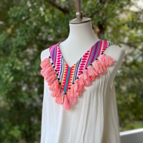 America & Beyond Tassel Dress NWT Small - Picture 10 of 14